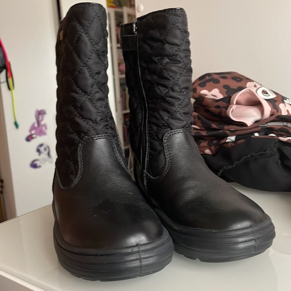 ❄️NEW❄️Naturino rainstep winter leather  boots sz 28 - Picture 5 of 8